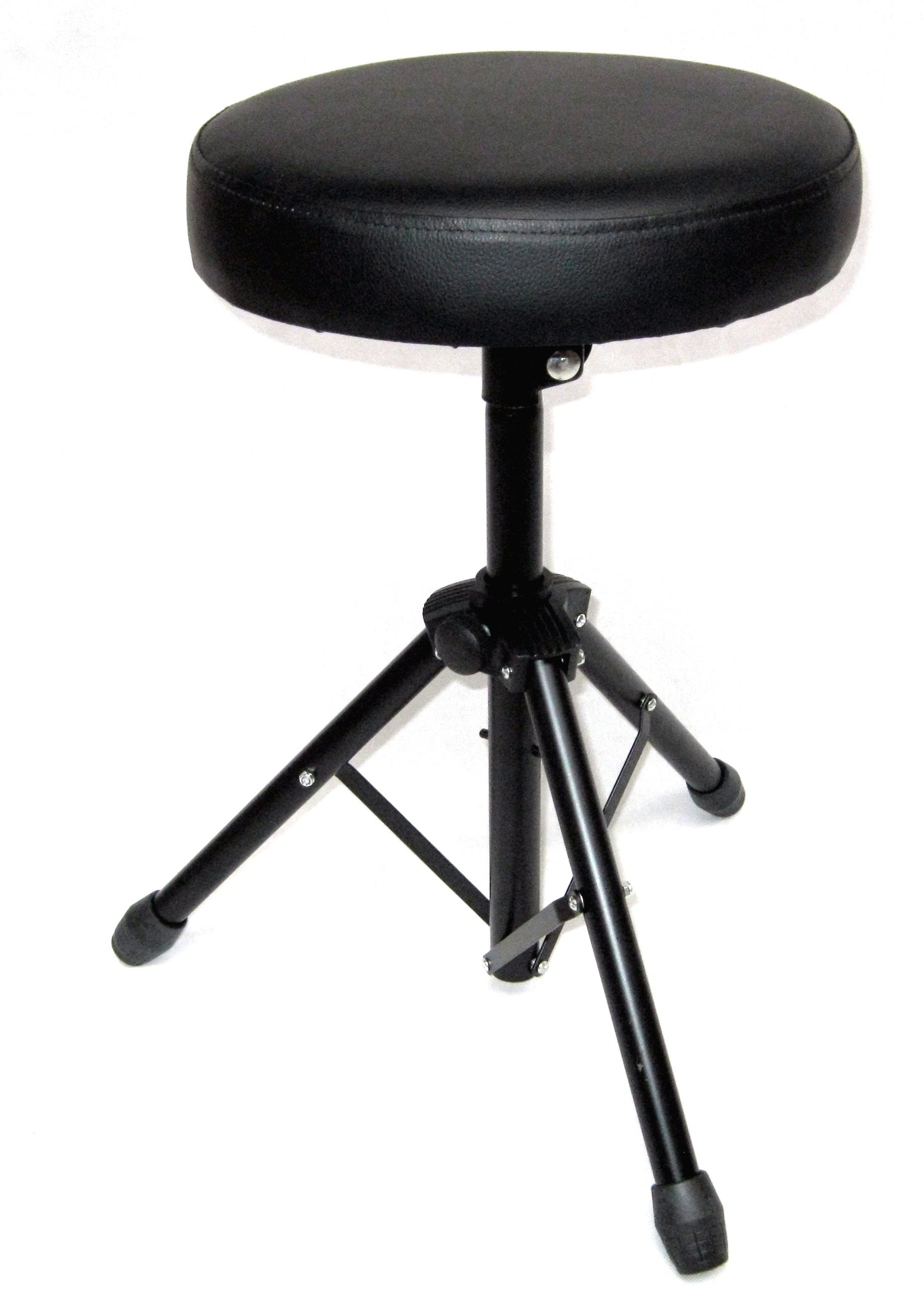 Schlagzeughocker Throne Drumstuhl Trommler Sitz Stuhl Schwarz gepolstert
