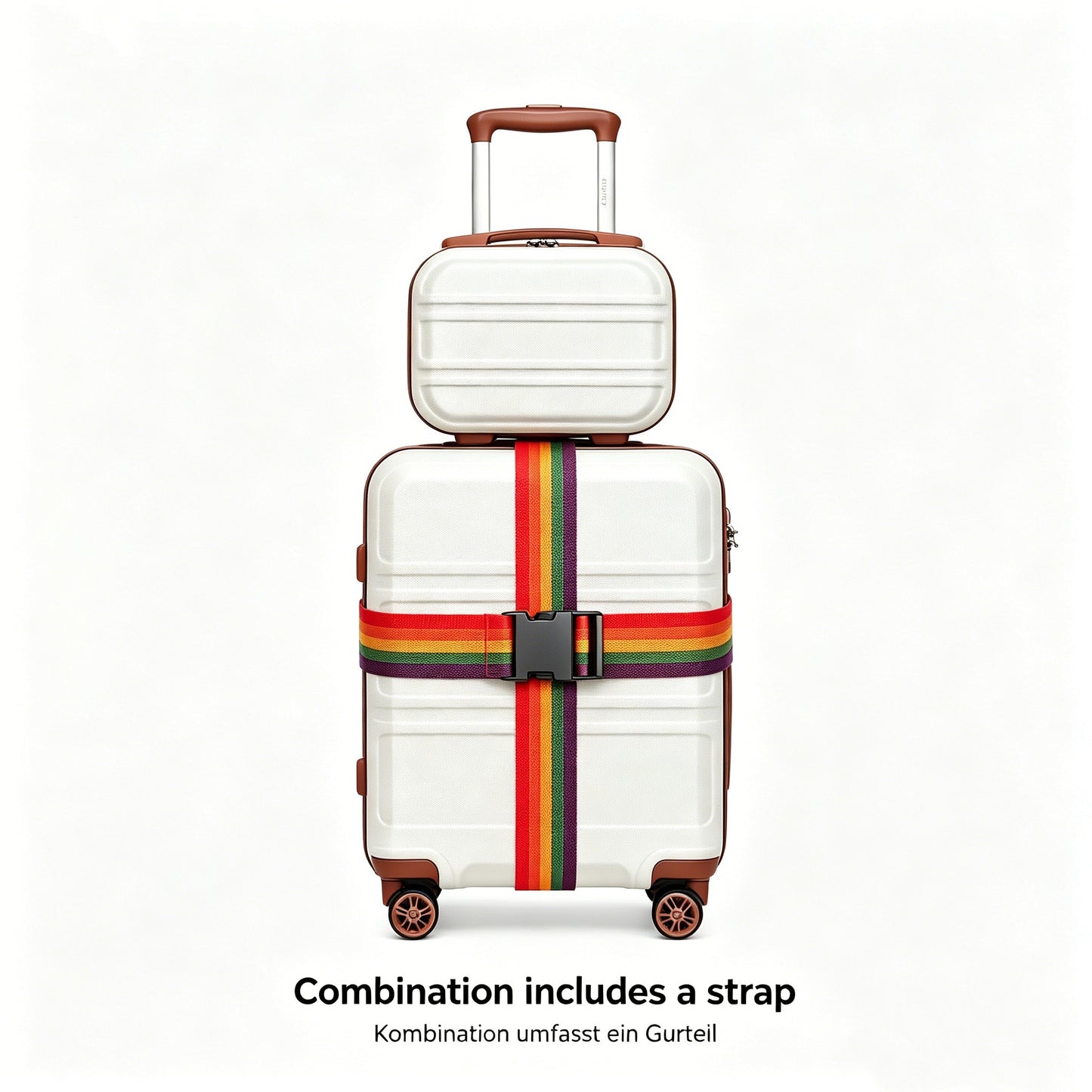 13/20/24/28 Zoll KONO Koffer Set 6-teilig Camping Hartschalenkoffer ABS Trolley Handgepäck Koffer Gepäcksets Reisekoffer mit Rädern und TSA-Schloss, mit Reisetasche und Kulturtasche Koffer Set Black Friday Thanksgiving Day Weihnachtsgeschenk