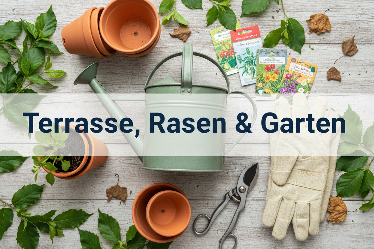 Terrasse, Rasen & Garten