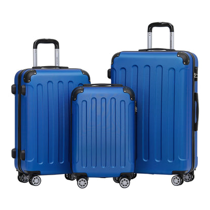 BEIBYE 2045 Zwillingsrollen 3tlg. Reisekoffer Koffer Kofferset Trolleys Hartschale in 20 Farben
