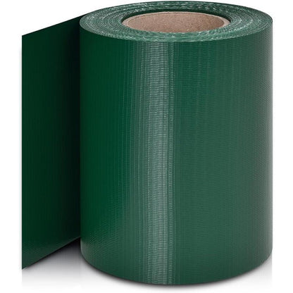 PVC Sichtschutzstreifen Doppelstabmatten Zaun 35m x 19 cm 30 Befestigungsclips anthrazit Zaunfolie Sichtschutz Windschutz Garten Gartenzaun