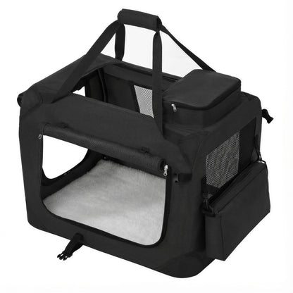 Weiche Haustiertragetasche, faltbare und tragbare Katzen-/Hundebox mit Oxford-Gewebenetz, perfekt für Reisen im Freien, atmungsaktive und bequeme weiche Ausflugstasche für Katzen/Welpen, mehrere Größen und Farben erhältlich
