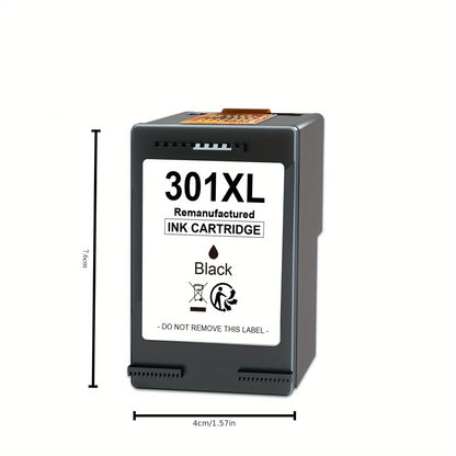 301XL Tintenpatronen Kompatibel mit HP 301 Druckerpatronen Multipack | 301 XL Schwarz/Farbe | 750/450+ Seiten für Envy 4500, 4504, 5530, 5534, DeskJet 2540, 2544, 2549, OfficeJet 2620, 2622, 4630, 4632