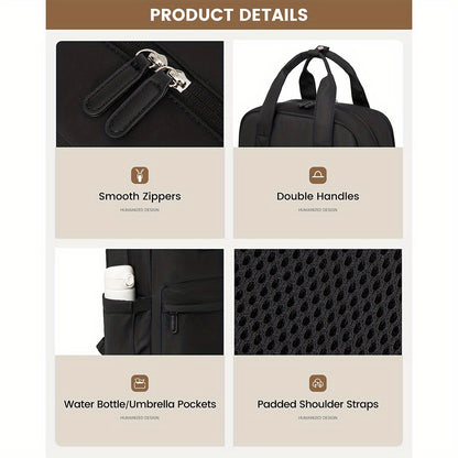 LOVEVOOK Damen Rucksack, Großer Schulrucksack für 15,6  43,94 cm Laptop, Reiserucksack, Handgepäck, Flugzeug 40 x 20 x 25, Leichter Business-Reiserucksack, Geschenk für Frauen