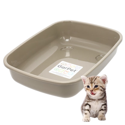 Katzenklo ohne Deckel 5 Größen Katzenklo XXL Katzentoilette moderne Schalentoilette ohne Deckel Katzen Klo Offen Katzentoiletten klein Kaninchen Toilette Eckig