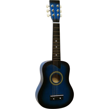 Kindergitarre 1/16 Konzertgitarre blau burst Lindenholz Stahlsaiten