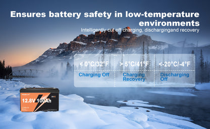 12V 300Ah/100Ah LiFePO4 Lithium-Batterie mit integriertem BMS-Netzteil, 3840Wh Kapazität, Hochleistungsfähig, geeignet für Zuhause oder Outdoor-Nutzung