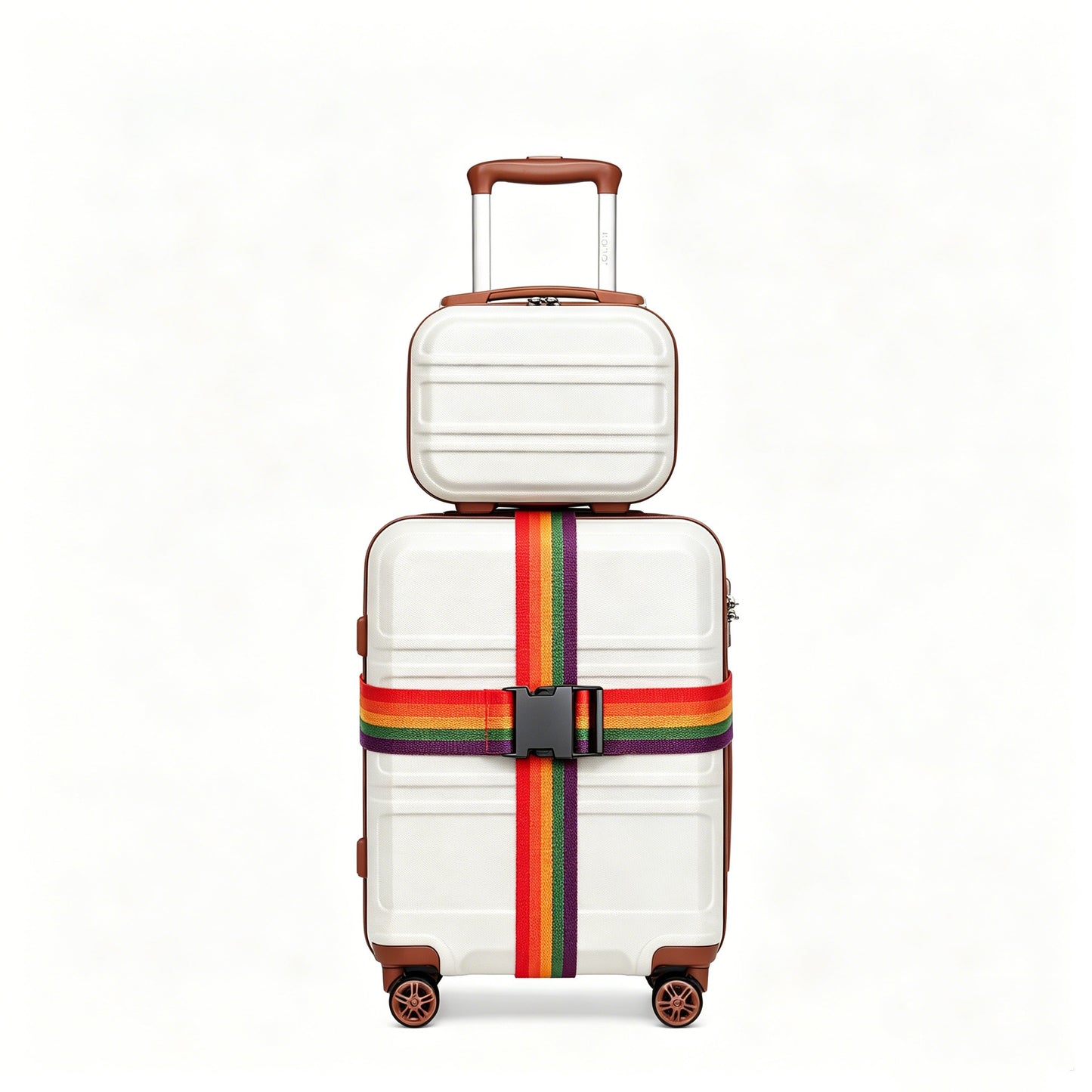 13/20/24/28 Zoll KONO Koffer-Set, 6-teiliges Camping-Hardcase-ABS-Roller-Handgepäck-Koffer, Reisekoffer mit Rädern und TSA-Schloss, mit Reisebeutel und Toilettenbeutel-Koffer-Set