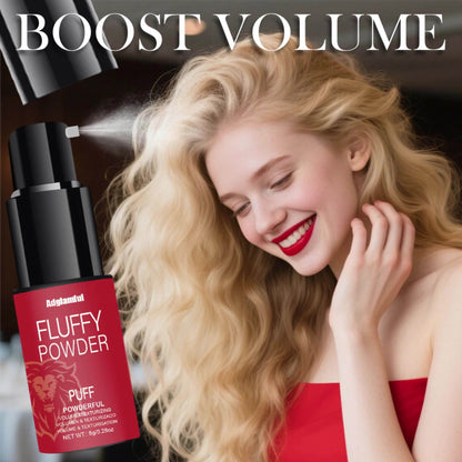 Adglamful Press Bottle Volumenpuder, Press-Sprühpuder, 5 Sekunden Ölkontrolle für voluminöses Haar, Styling-Pflegepuder, Spülfreies Volumenpuder