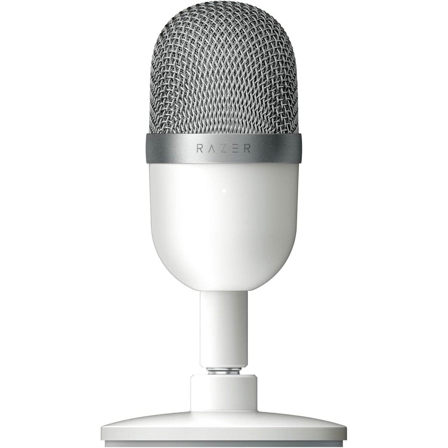 Originale Razer Seiren Mini - USB Kondensator-Mikrofon für Streaming (Kompakt mit Supernieren-Richtcharakteristik, neigbarer Ständer, Integrierter Schockdämpfer) Weiß