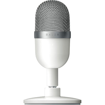 Originale Razer Seiren Mini - USB Kondensator-Mikrofon für Streaming (Kompakt mit Supernieren-Richtcharakteristik, neigbarer Ständer, Integrierter Schockdämpfer) Weiß
