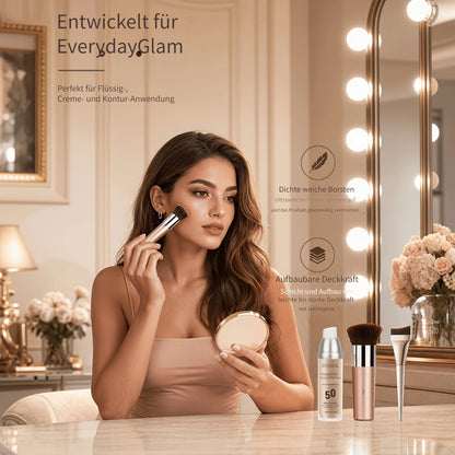 Vollgesichts-Make-up-Set (mit Werkzeugen), Koreanische Magic Foundation, Damen-Make-up-Set, Braune Mascara, Make-up-Werkzeuge, Komplettes Kosmetik-Werkzeugsortiment, Komplettes Schönheits-Set inklusive Foundation, Rouge, Lipgloss  Mascara, Großkauf für Mu