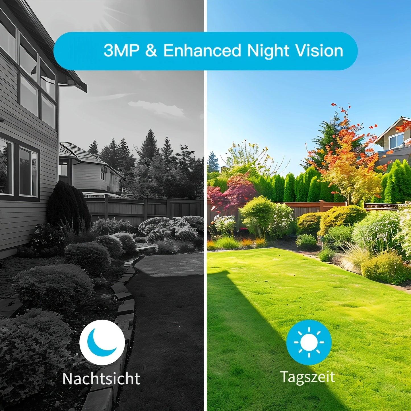 Arenti Solarbetriebene Drahtlose Außen-Sicherheitskamera, Garten-  Hausüberwachungskamera, CCTV-Kamera, Batteriebetrieben mit Solar, Batterie-Überwachungskamera, Cloud/SD, KI-Bewegungserkennung, Spotlight, IP65, Farb-Nachtsicht, 2-Wege-Audio
