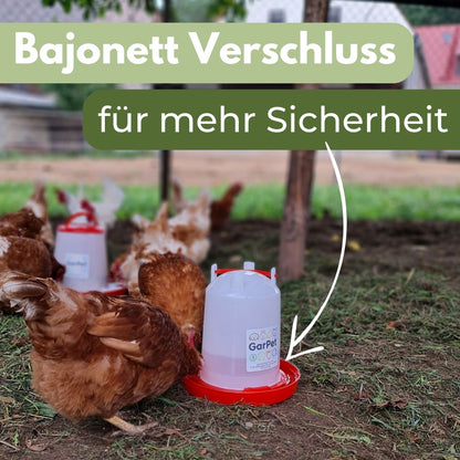 Hühnertränke Hühner Zubehör Wassertränke Hühner Geflügeltränke Automatisch Wasserversorgung Für Geflügel Tränke Kükentränke Wasserspender Wachteltränke