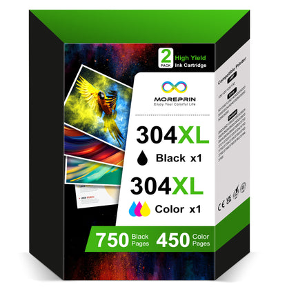 304 XL Druckerpatronen Multipack 304XL Ersatz für HP 304 Tintenpatronen Schwarz und Farbe für HP Envy 5000 5030 5010 5020 5032 5020 für HP Deskjet 3750 2630 2620 2622 3720 3730 3760 3762