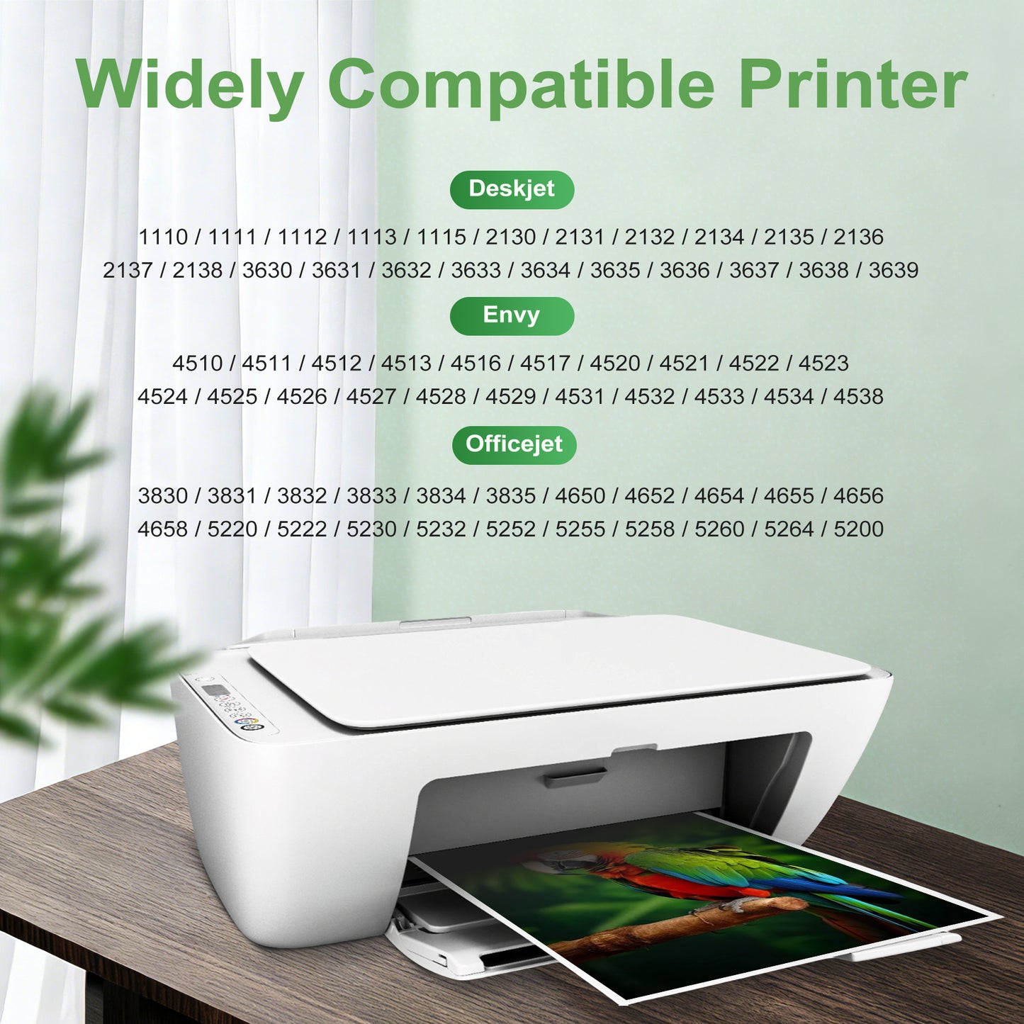 Kompatible HP 302XL HP 302 Schwarz Farbdruckerpatrone für HP DeskJet 1110, DeskJet 2130 3630 3636 3639, OfficeJet 3830 3831 3833, OfficeJet 4520 4525 4527 4650 4652 4655 5230, Envy 4520 4525 2er Pack
