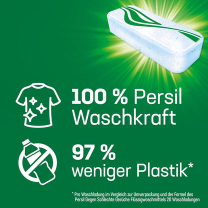 Persil Power Bars Universal Waschmittel 180 Waschladungen, vordosiertes Vollwaschmittel in nachhaltiger Verpackung, für hygienisch reine Wäsche bereits ab 20° C