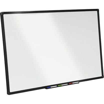 Whiteboard Magnettafel – Magnetisches Memoboard mit Alurahmen in Silber oder Schwarz, inkl. Stiftablage – Trocken abwischbare Schreibtafel für Büro, Home-Office & Schule