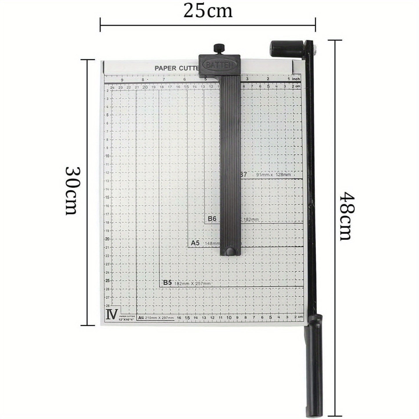 YORKING A4 Paper Cutter Lever Cutter Cutter Guillotine Cutting Machine Photo Cutter Stack Cutter Paper Cutting Device Cutting Device for Home and Office Measuring Area 24 x 28 cm