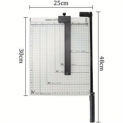 YORKING A4 Paper Cutter Lever Cutter Cutter Guillotine Cutting Machine Photo Cutter Stack Cutter Paper Cutting Device Cutting Device for Home and Office Measuring Area 24 x 28 cm