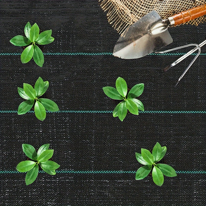 Robustes Unkrautbekämpfungsnetz mit einer Flächengewicht von 100 g/m², entwickelt zur effektiven Verhinderung von Unkraut in Gärten. Perfekt für die Verwendung in Pflanzbeeten, Gartenwegen und zur Landschaftsgestaltung. Diese strapazierfähige und atmungsa
