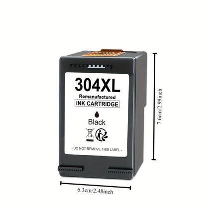 304 XL Kompatibel Mit HP 304 304XL Tintenpatrone Für AMP 130, ENVY 5010 5020 5030 5032 5050, DeskJet 2622 2630 2632 2633 2634 3720 3730 3733 3735 3750 3760 3762 3764 Schwarz (2 Stk.)
