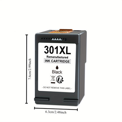 301XL Black & Color Tintenpatronen Replacement Für HP 301XL Works with HP DeskJet 1000 1050 1055 1056 1510 1513 1517 2000 2050 2510 2540 OfficeJet 2620 2622 Envy 4500 4502 5530 5532 Drucker, Multipack