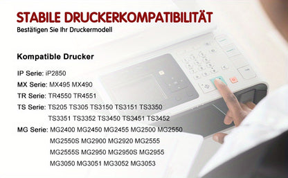 PG-545XL für Canon Druckerpatronen 545 XL Multipack Ersatz für Pixma MX495 TR4550 TS3150 TR4551 MG3050 MG2555s MX490 TS3151 MG2550s TS3350 MG2950 MG29500 S MG3051 Schwarz, 2er-Pack