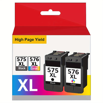 Druckerpatronen 575 XL 576 XL Multipack-Tintenpatronen kompatibel mit Canon 575 576 Druckerpatronen Schwarz und Farbe für Canon PIXMA TS3550i TR4750i TR4751i TS3551i