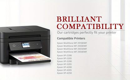 604 XL Druckerpatronen Kompatibel für Epson 604 604XL Patronen für Expression Home XP-3200 XP-3205 XP-4200 XP-4205 XP-2200 XP-2205, Workforce WF-2910 WF-2930 WF-2935 WF-2950 (10er-Pack)