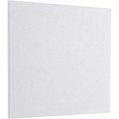 Packung mit 18 quadratischen Akustikschaumstoffplatten, selbstklebend, hochdichte Schallschutzwand, Akustikmatte, Akustikplatten Schallschutzplatten, Schallschutzwandpaneel für Studio
