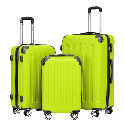 BEIBYE 2045 Zwillingsrollen 3tlg. Reisekoffer Koffer Kofferset Trolleys Hartschale in 20 Farben