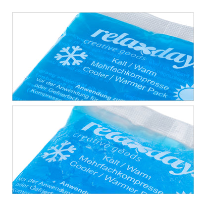 Kühlpads rechteckig 8er Set blau