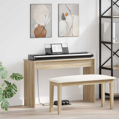 vidaXL Klavierständer Holzständer Musikständer Musikalisches Zubehör Instrumentenhalter Keyboard Möbel Studio Ständer Übungsständer Indoor Musiker Ständer Synthesizer Ständer