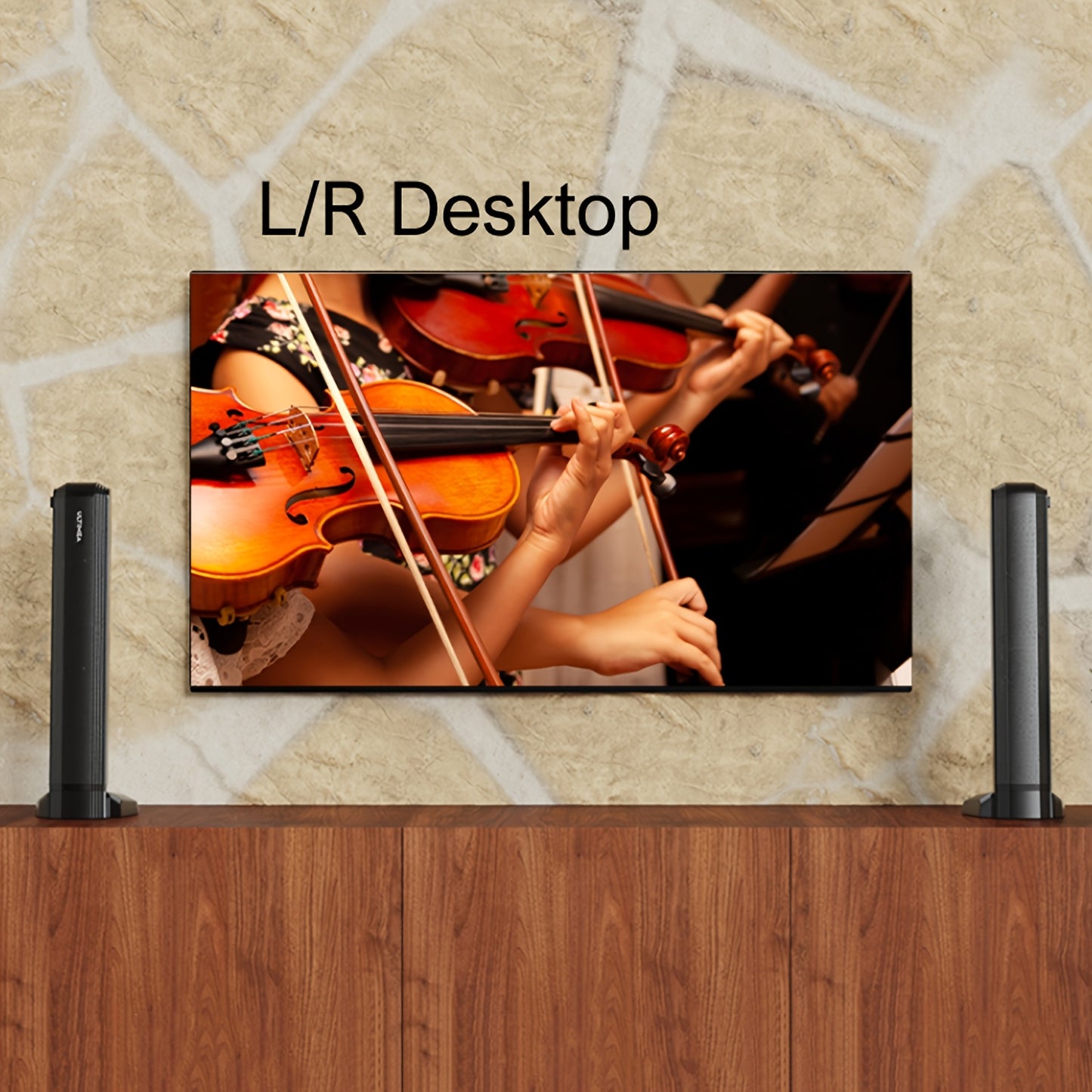 ULTIMEA 2.2ch Soundbar für TV mit neuem abnehmbarem Design, Spitzenleistung 100W, 2-in-1 Soundbar für TV, einstellbarer Bass, 3 EQ-Modi, ARC/Optisch/Aux/Wandmontage (Erneuert, Zustand: Gut)