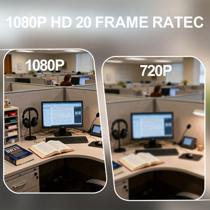 Smarte rechteckige Uhr-Kamera, WLAN 1080P Drahtlose Kamera mit Nachtsicht, Bewegungserkennung und Fernansicht, Baby-/Alten-/Haustierpflege Nanny-Kamera, Heim-Innenraumsicherheit, Desktop-Dekoration