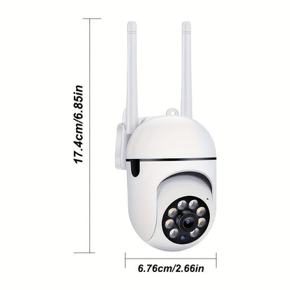4er-Pack Ease Life App, 1080P Auflösung, kabelloses WLAN 2.4G, mit einer drehbaren 355-Grad Panorama-Kamera mit rundem Nachtsichtmodus, unterstützt Zwei-Wege-Audio, Bewegungserkennungsfunktion, kompatibel mit Smartphones, USB-betrieben