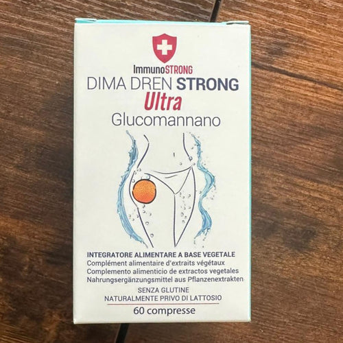 Dimadren - Nahrungsmittel-Integrator in Tabletten mit Glucomannan, Bromelain, Centella, Birke, Inulin, Grüntee und Orthosiphon