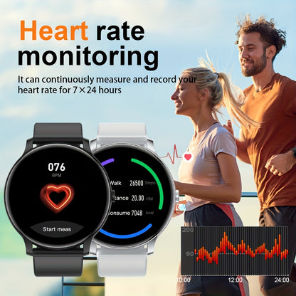 GWENLAND 2025 Smartwatch - 1.132.08cm Großes Display, 100+ Sportmodi, Sitzungs-Erinnerung, Remote-Foto, Musiksteuerung, Kabelloses Anrufen, Fitness-Tracker, Akkulaufzeit, Für Fitness-Enthusiasten, Hochwertige Bauweise, Modernes Wearable, Aktivitätsüberwac