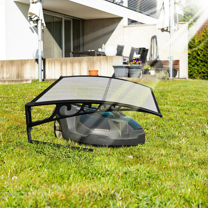 Garage für Rasenroboter - UV-beständige Abdeckung für Roboter Rasentrimmer, Marke Gardena. Abmessungen: 106X87X50Cm. Eine Premium Schutzlösung für Rasenroboter und Rasentrimmer