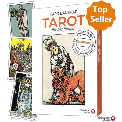 Tarot für Anfänger - Taschenbuch - Set mit Buch und Karten - Hajo Banzhaf - 128 S. - Deutsch - 2017 - Königsfurt Urania - EAN 9783868265491
