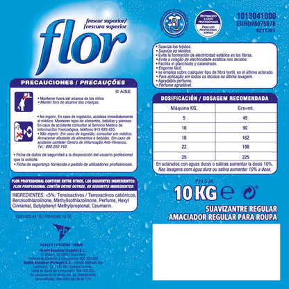 Professionelles Blaues Weichmacher-Konzentrat 10 L (250 Waschen) – Überlegene Frische und Langanhaltender Duft