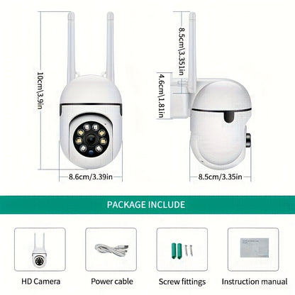 Black Friday 3er-Set 1080P FHD Outdoor-Überwachungskameras: 355° PTZ Schwenk-Neige, Vollfarb-Nachtsicht, Zwei-Wege-Sprechanlage & Mehr – Ideal für Heim-/Kleinunternehmenssicherheit (Immobilienbesitzer)