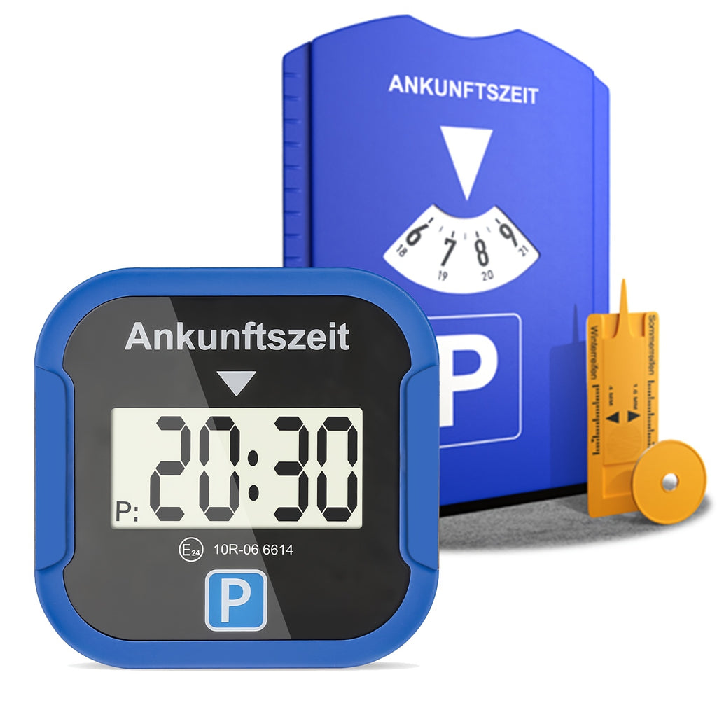 /2 Stk. Quadratisches elektronisches Parkausweis, 1 Stk für Fahrzeug und unterwegs – Detailansicht 4