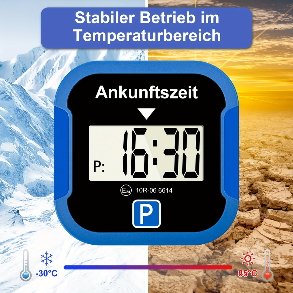 /2 Stk. Quadratisches elektronisches Parkausweis, 1 Stk für Fahrzeug und unterwegs – Detailansicht 6