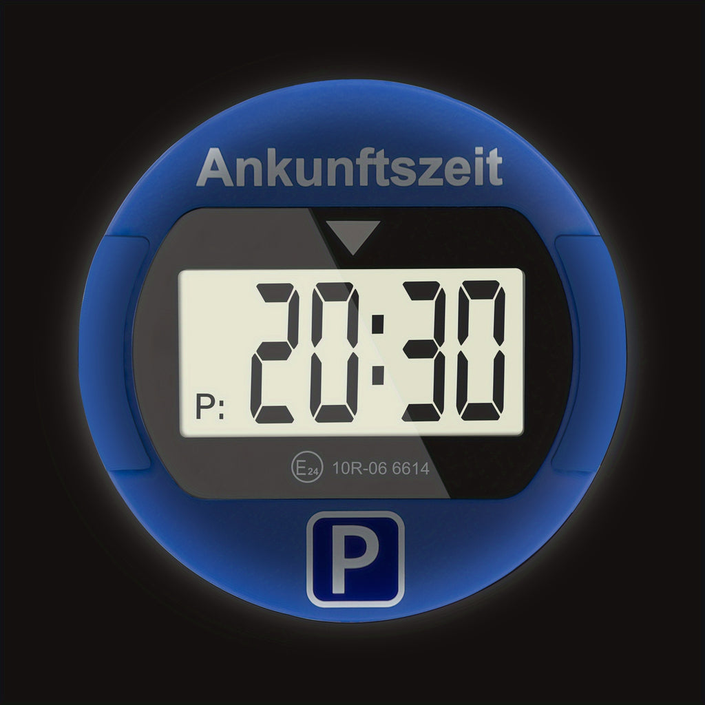 /2 Stk. Runde elektronische Parkscheibe, 1 Stk für Fahrzeug und unterwegs – Detailansicht 2