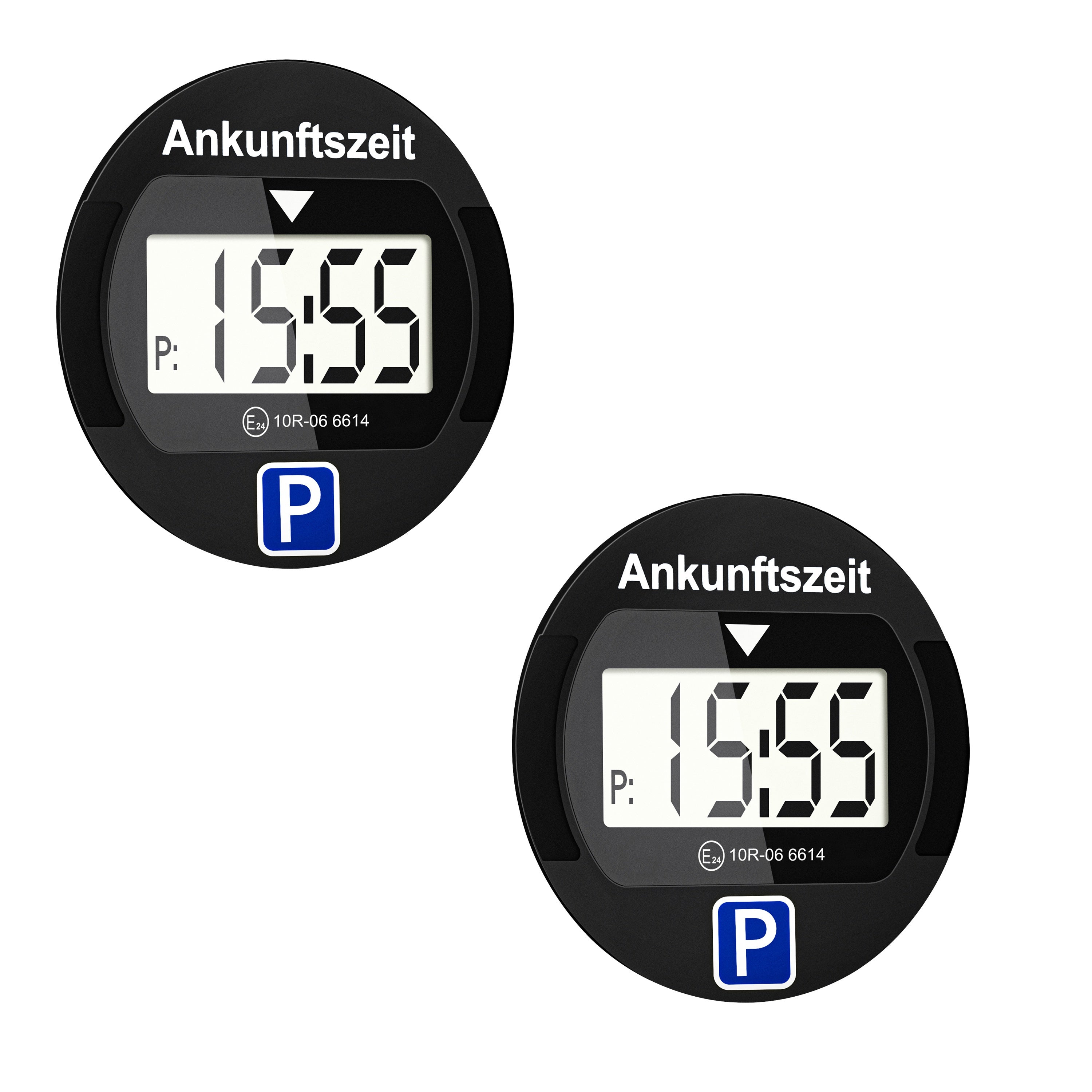 /2 Stk. Runde elektronische Parkscheibe, 1 Stk für Fahrzeug und unterwegs – Detailansicht 8