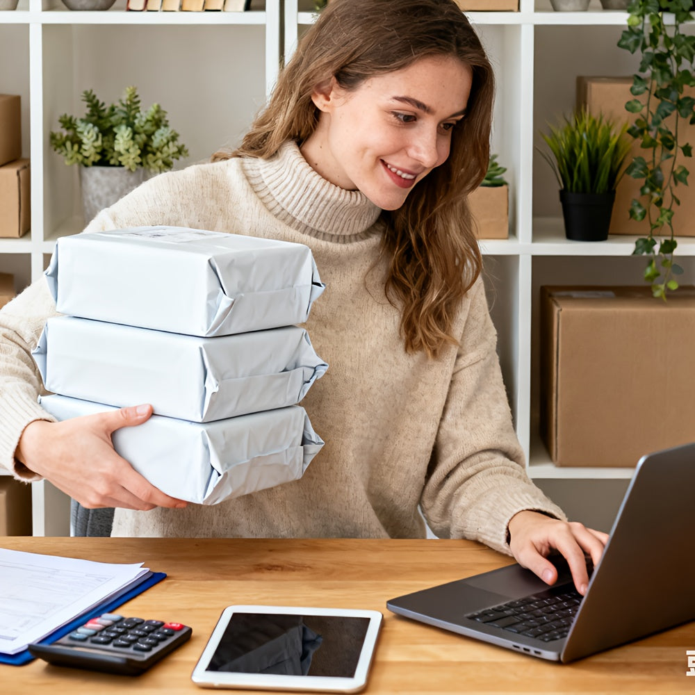 /200 Stück Selbstklebende Kurierbeutel, 100 Stück für Alltag und Zuhause – Detailansicht 6