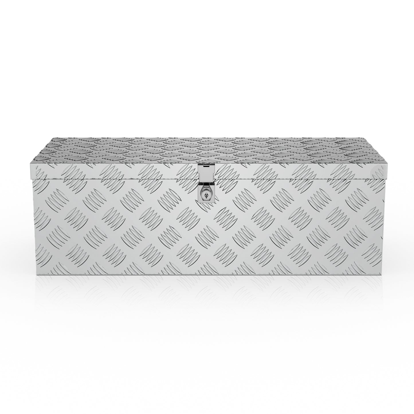Truckbox Werkzeugkasten Aufbewahrungsbox Aluminiumkoffer Transportbox, Zugvorrichtungskasten für Autoanhänger LKW Nutzfahrzeuge Aufbewahrungsbox Werkzeugkasten Gurtbox Aluminiumbox 38L/60L/80L/170L Schwarz/Silberfarben