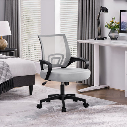 Costoffs Bürostuhl ergonomiscer Schreibtischstuhl für Büro Wohnzimmer Drehstuhl höhenverstellbarer Computerstuhl 136 kg